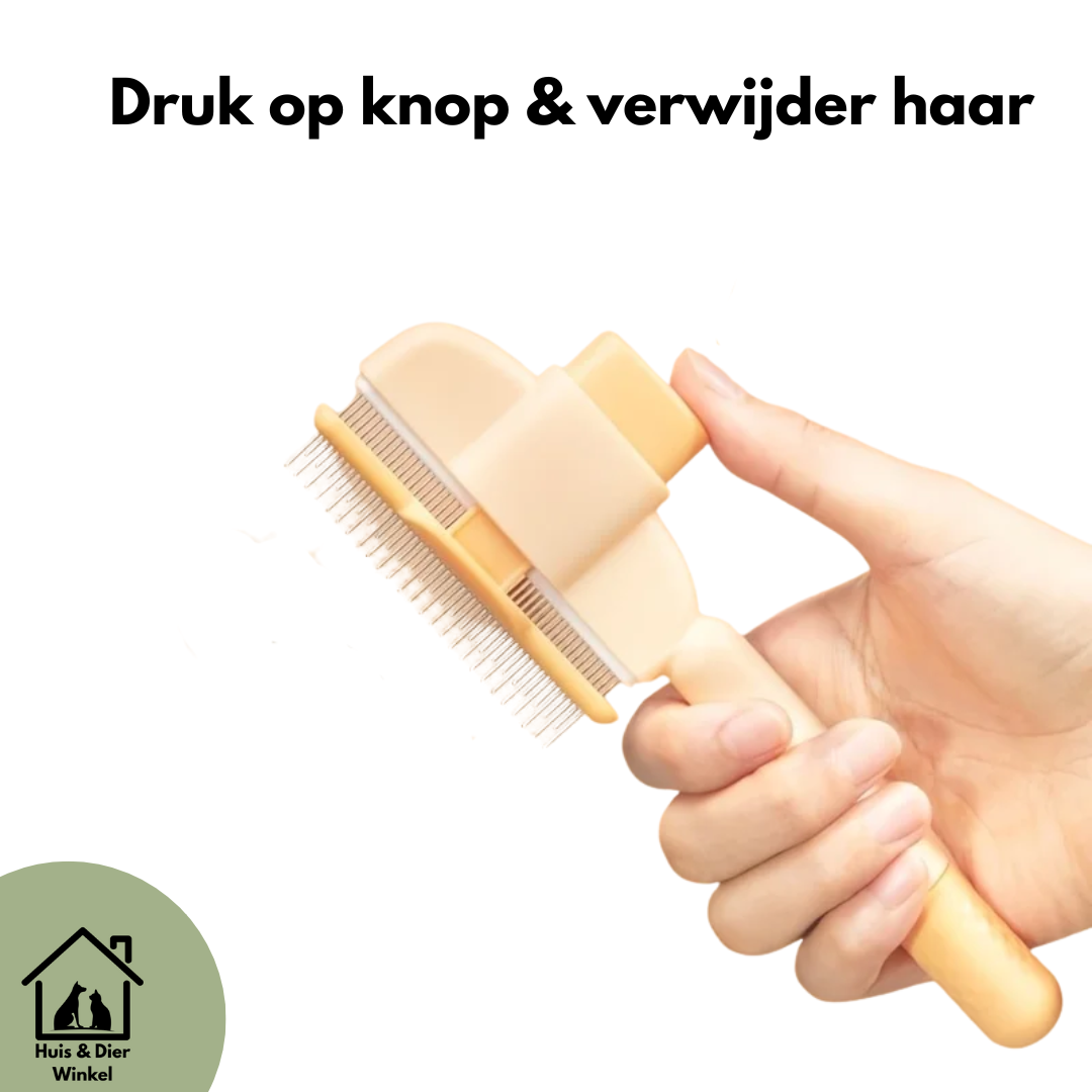 Huis & Dier Winkel - 2-in-1 Huisdierverzorgingskam voor Katten en Honden