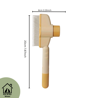 Huis & Dier Winkel - 2-in-1 Huisdierverzorgingskam voor Katten en Honden