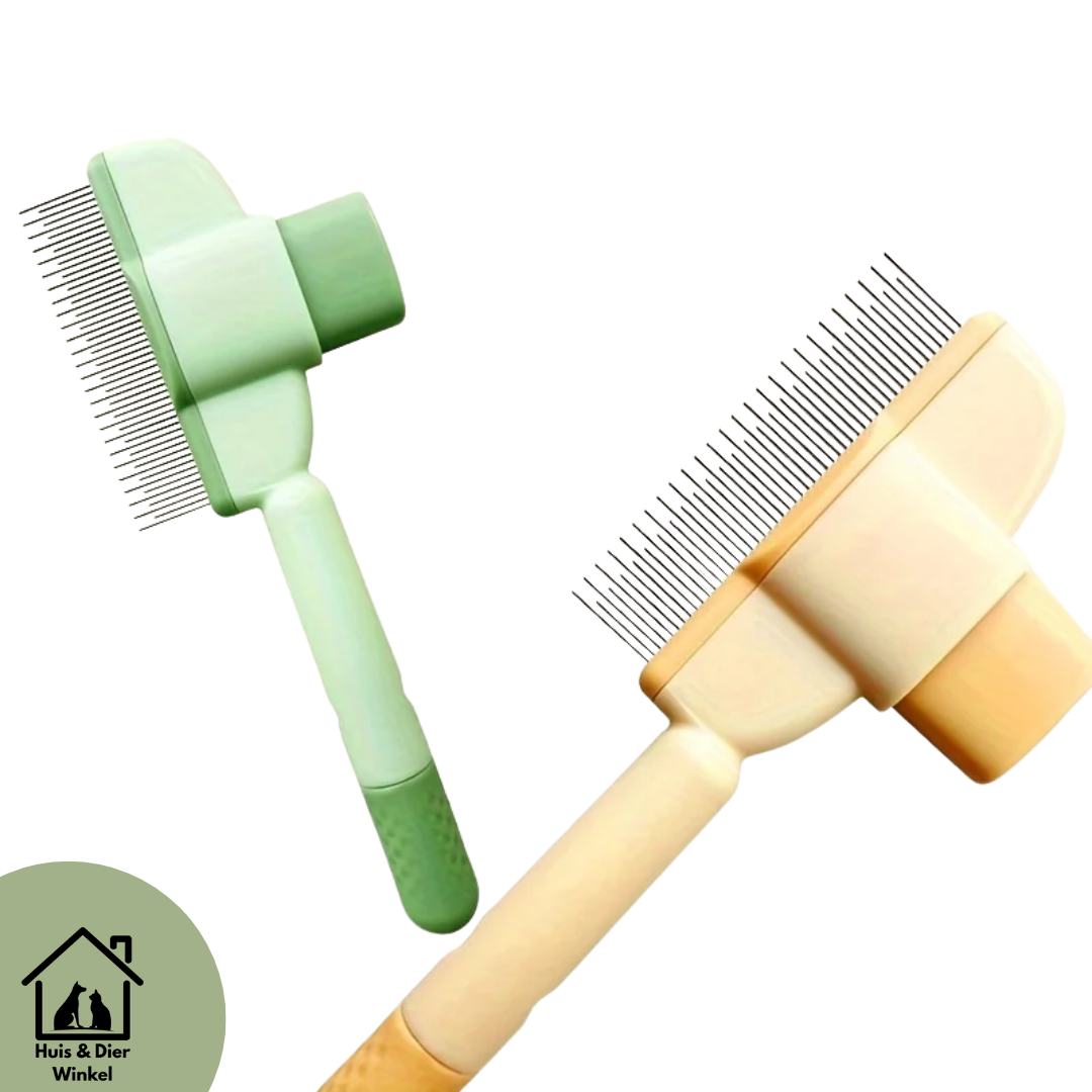 Huis & Dier Winkel - 2-in-1 Huisdierverzorgingskam voor Katten en Honden