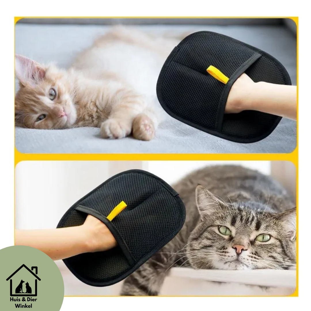 Huis & Dier Winkel- Reinigingshandschoen voor dierenharen