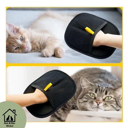 Huis & Dier Winkel- Reinigingshandschoen voor dierenharen